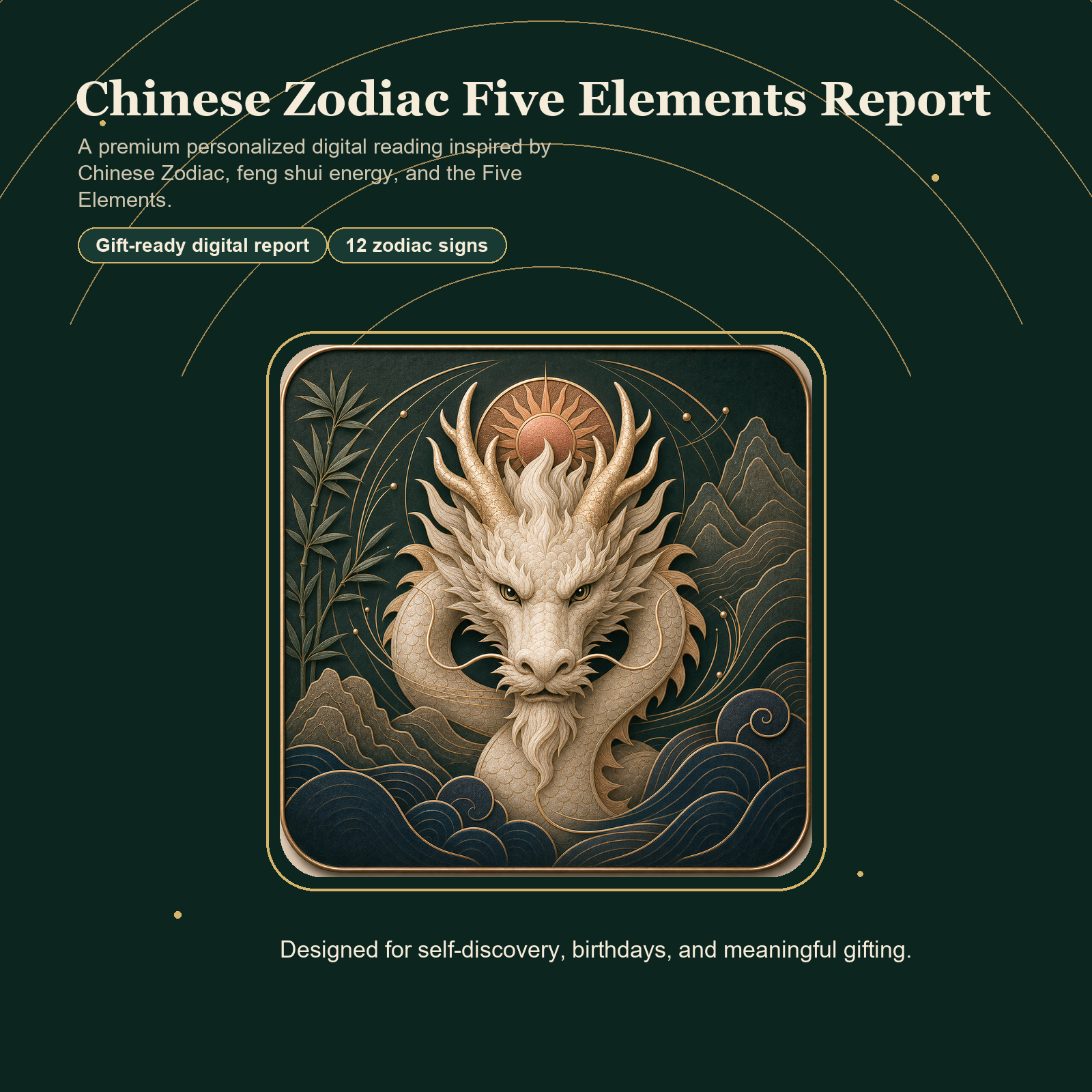 Chinese Zodiac Five Elements Report